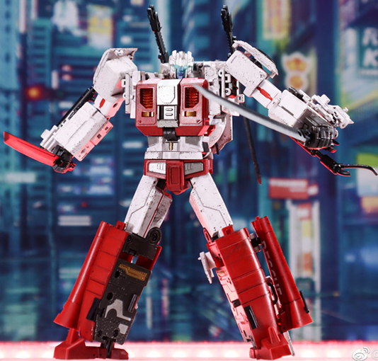 GT-08 Guardian Combiner Set of 5 Battle Damage Version | Generation Toy