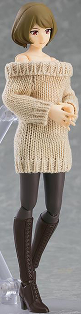 No.574 Female Body Chiaki with Off-the-Shoulder Sweater Dress figma | Max Factory