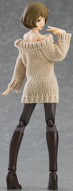 No.574 Female Body Chiaki with Off-the-Shoulder Sweater Dress figma | Max Factory