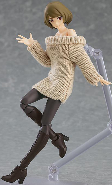 No.574 Female Body Chiaki with Off-the-Shoulder Sweater Dress figma | Max Factory