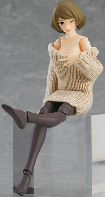 No.574 Female Body Chiaki with Off-the-Shoulder Sweater Dress figma | Max Factory