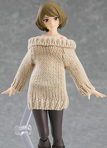No.574 Female Body Chiaki with Off-the-Shoulder Sweater Dress figma | Max Factory