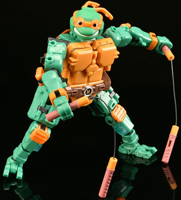 MB-19 Michelangelo | Teenage Mutant Ninja Turtles | 52 Toys MegaBOX