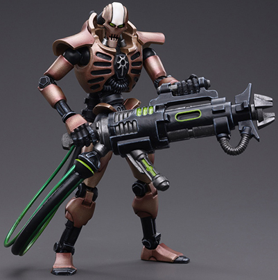 Necrons Szarekhan Dynasty Immortal with Tesla Carbine Set of 2 1/18 Scale | Warhammer 40K | Joy Toy