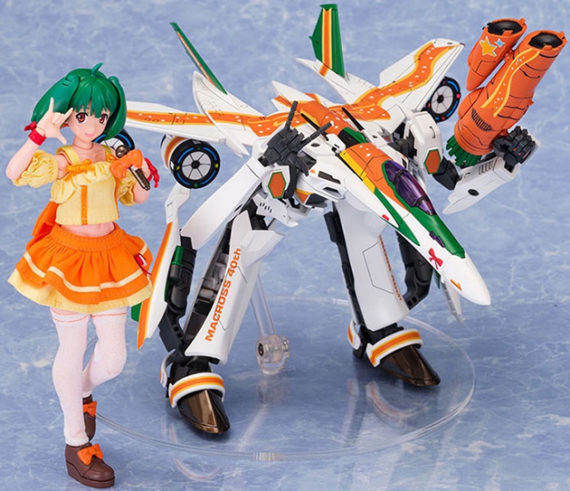 VF-25F Messiah Ranka Lee Model Kit Macross V.F.G. | Macross Frontier | Aoshima 40th Anniversary
