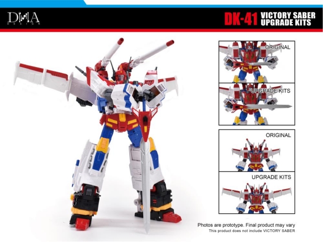 DK-41 Upgrade Kit for Transformers Generations Victory Saber | Dna Design | Upgrade Kit