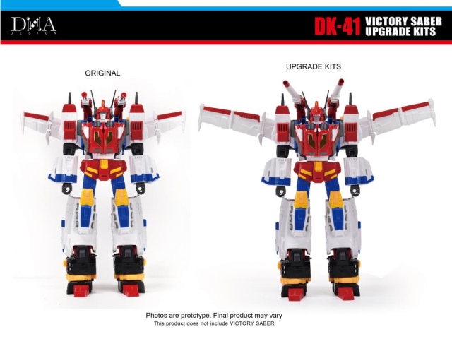 DK-41 Upgrade Kit for Transformers Generations Victory Saber | Dna Design | Upgrade Kit