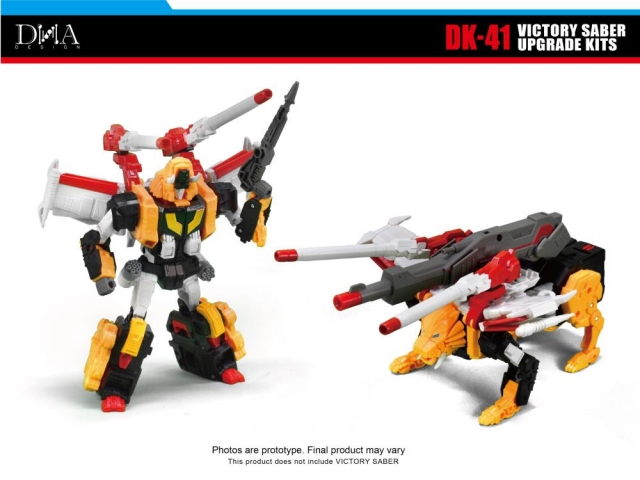 DK-41 Upgrade Kit for Transformers Generations Victory Saber | Dna Design | Upgrade Kit