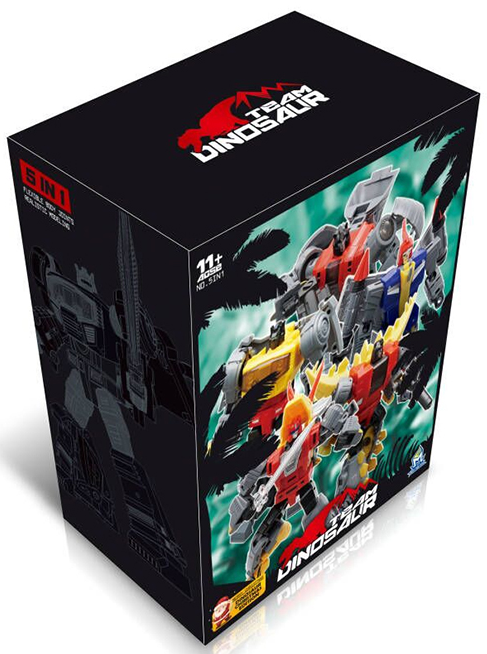 Team Dinosaur Christmas Edition Set of 5 | Mech Fans Toys