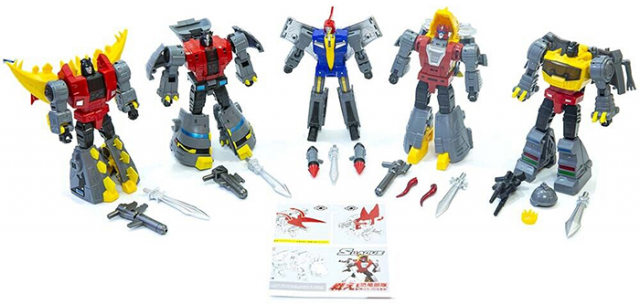 Team Dinosaur Christmas Edition Set of 5 | Mech Fans Toys