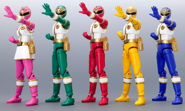 Gosei Sentai Dairanger Boxed Set of 6 Shodo Super | Bandai Spirits