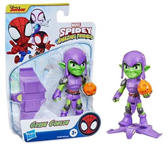 Green Goblin 4-Inch Scale | Spidey and His Amazing Friends | Hasbro