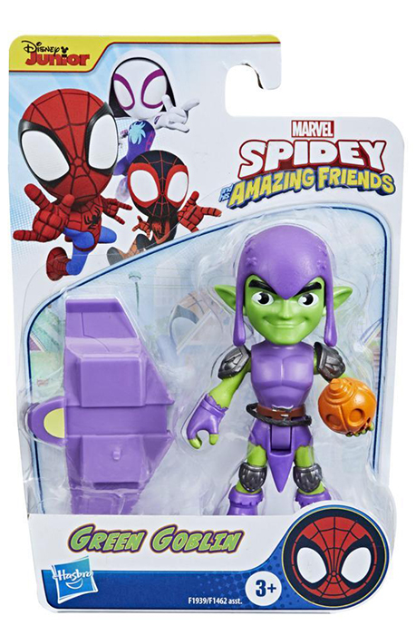 Green Goblin 4-Inch Scale | Spidey and His Amazing Friends | Hasbro