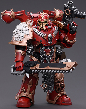 Chaos Space Marines Crimson Slaughter Brother Maganar 1/18 Scale | Warhammer 40K | Joy Toy 