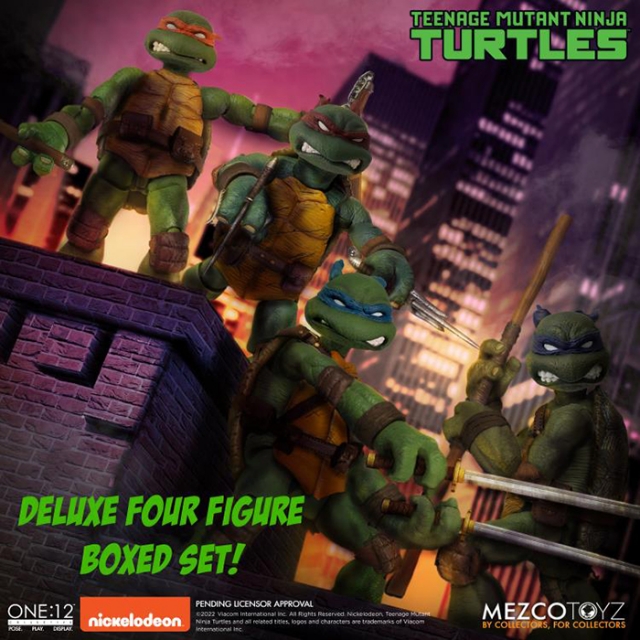 Teenage Mutant Ninja Turtles One:12 Collective Deluxe Box Set | Mezco Toyz