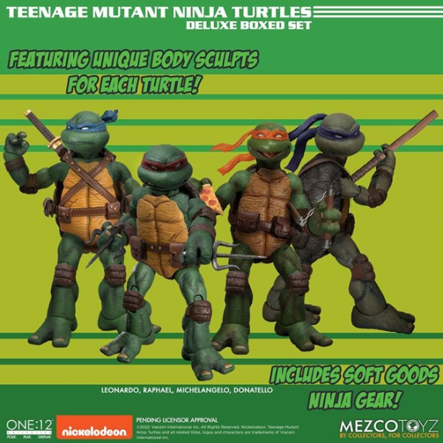 Teenage Mutant Ninja Turtles One:12 Collective Deluxe Box Set | Mezco Toyz