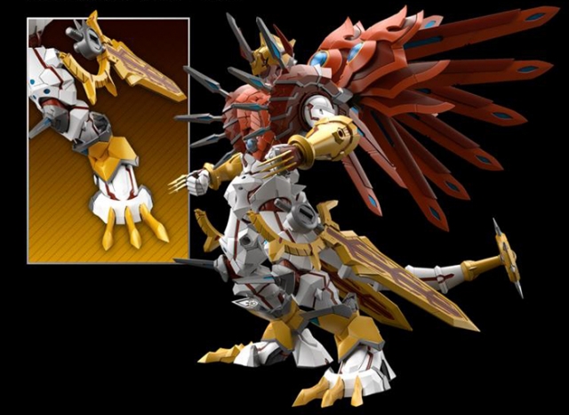 ShineGreymon Model Kit Figure-rise Standard Amplified | Digimon | Bandai Spirits