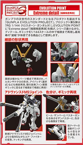Crossbone Gundam X1 Real Grade 1/144 Scale Model Kit | Mobile Suit Crossbone Gundam | Bandai Spirits