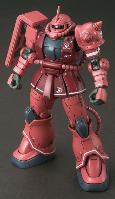 MS-06S Zaku II Char Red Comet Version 1:144 Scale High Grade Model Kit | Mobile Suit Gundam: The Origin | Bandai Spirits