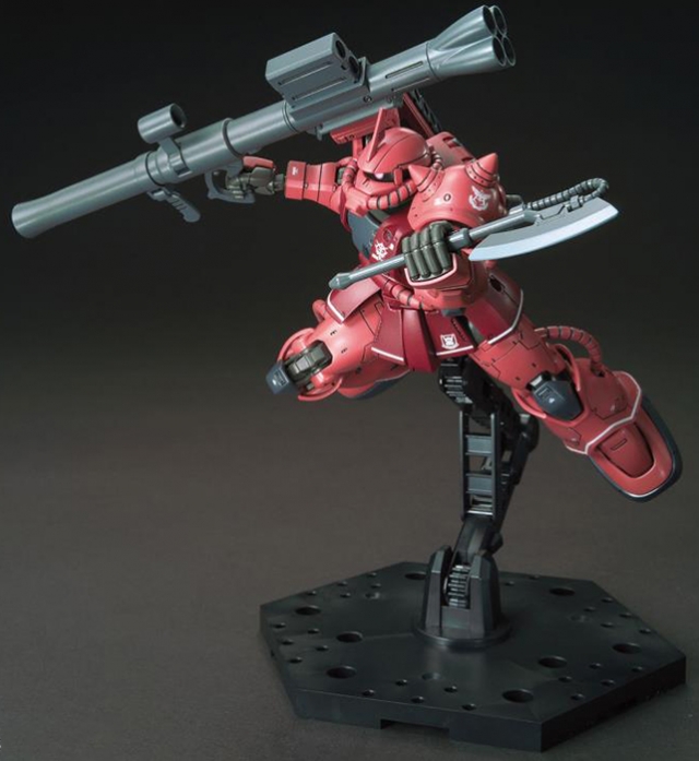 MS-06S Zaku II Char Red Comet Version 1:144 Scale High Grade Model Kit | Mobile Suit Gundam: The Origin | Bandai Spirits