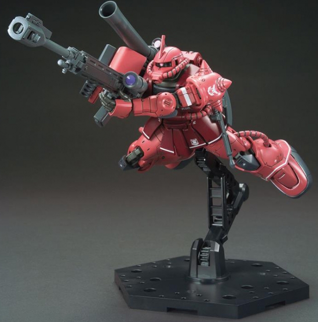 MS-06S Zaku II Char Red Comet Version 1:144 Scale High Grade Model Kit | Mobile Suit Gundam: The Origin | Bandai Spirits