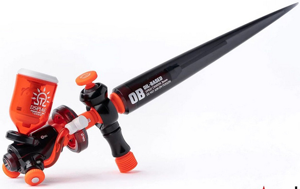 Heats Boy with Giant Airbrush Black Version | Earnestcore Craft