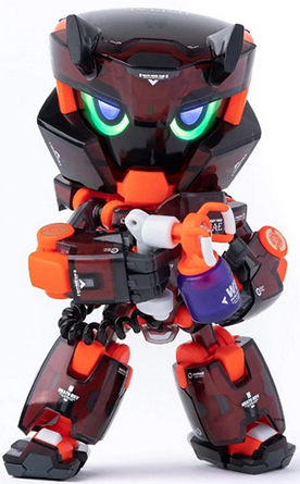 Heats Boy with Giant Airbrush Black Version | Earnestcore Craft