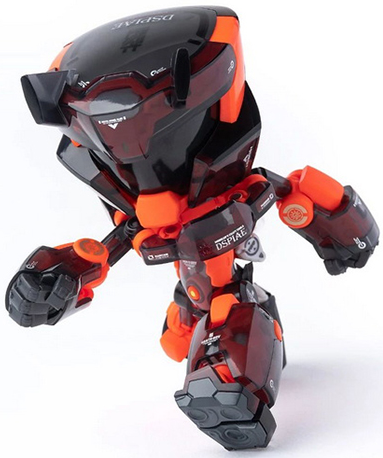 Heats Boy with Giant Airbrush Black Version | Earnestcore Craft