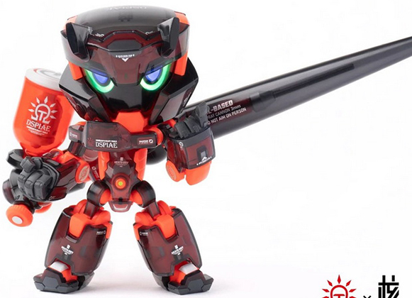 Heats Boy with Giant Airbrush Black Version | Earnestcore Craft