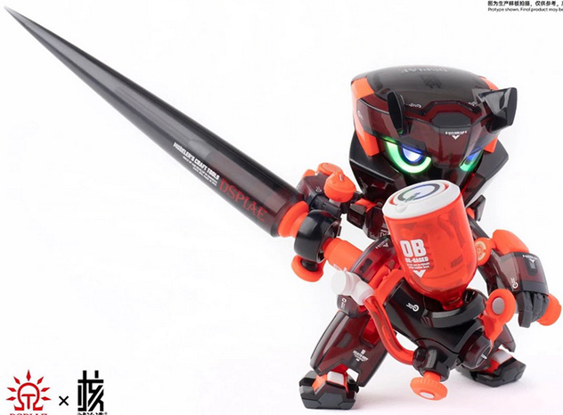 Heats Boy with Giant Airbrush Black Version | Earnestcore Craft