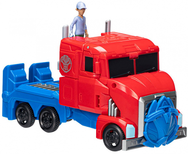 Spin Changer Optimus Prime and Robby Malto | Transformers: EarthSpark