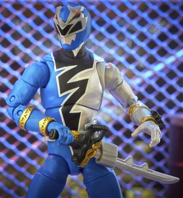 Blue Ranger 6-inch Scale Lightning Collection | Power Rangers Dino Fury | Hasbro