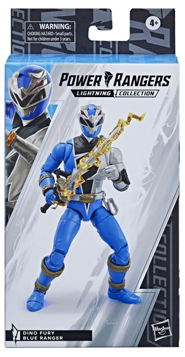 Blue Ranger 6-inch Scale Lightning Collection | Power Rangers Dino Fury | Hasbro
