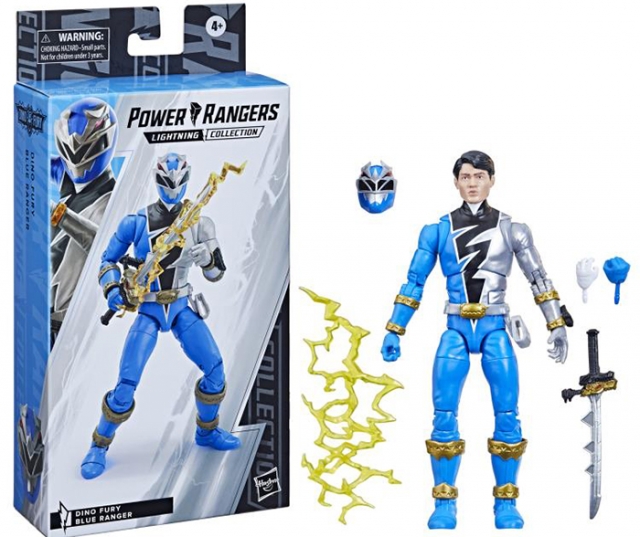 Blue Ranger 6-inch Scale Lightning Collection | Power Rangers Dino Fury | Hasbro