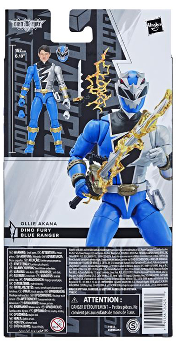 Blue Ranger 6-inch Scale Lightning Collection | Power Rangers Dino Fury | Hasbro