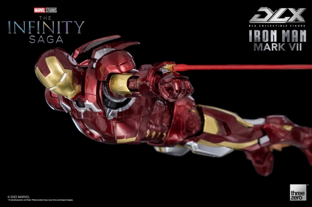Iron Man Mark 7 DLX Collectible Figure| Threezero Avengers: Infinity Saga DLX