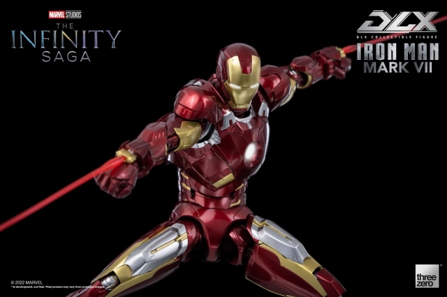 Iron Man Mark 7 DLX Collectible Figure| Threezero Avengers: Infinity Saga DLX
