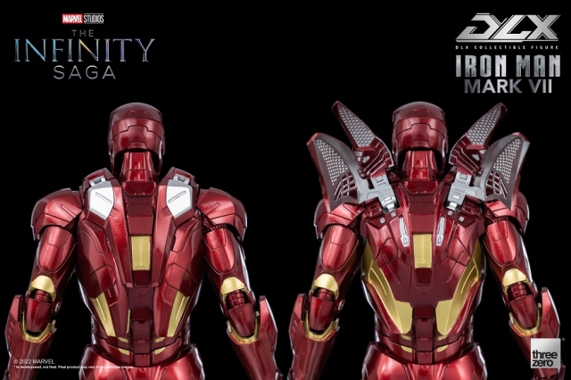 Iron Man Mark 7 DLX Collectible Figure| Threezero Avengers: Infinity Saga DLX