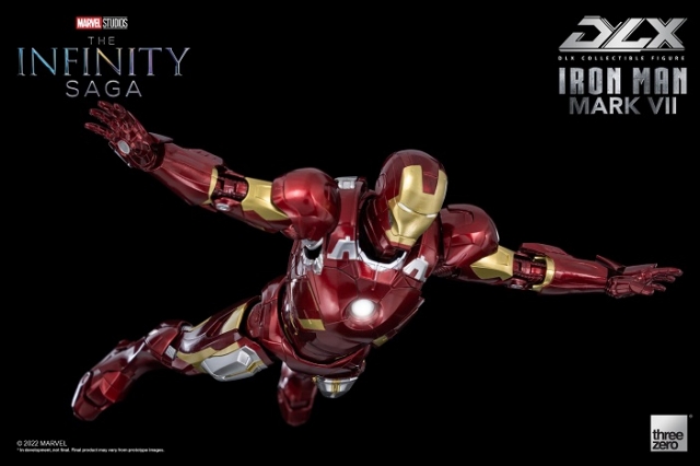 Iron Man Mark 7 DLX Collectible Figure| Threezero Avengers: Infinity Saga DLX