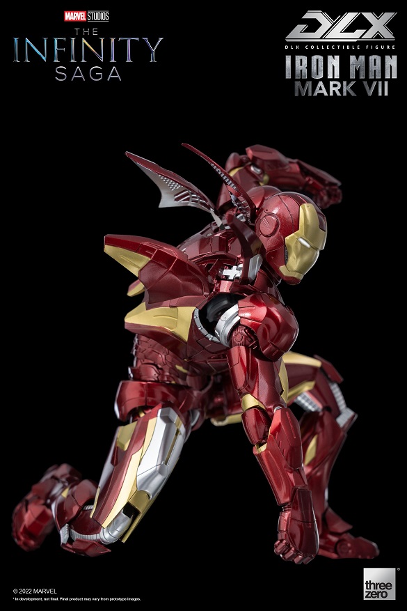 Iron Man Mark 7 DLX Collectible Figure| Threezero Avengers: Infinity Saga DLX