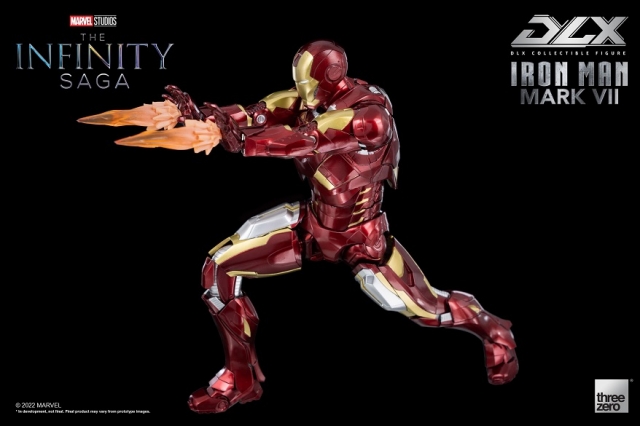 Iron Man Mark 7 DLX Collectible Figure| Threezero Avengers: Infinity Saga DLX