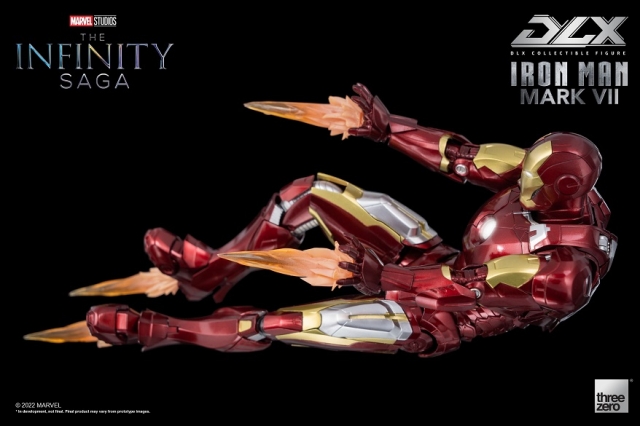 Iron Man Mark 7 DLX Collectible Figure| Threezero Avengers: Infinity Saga DLX