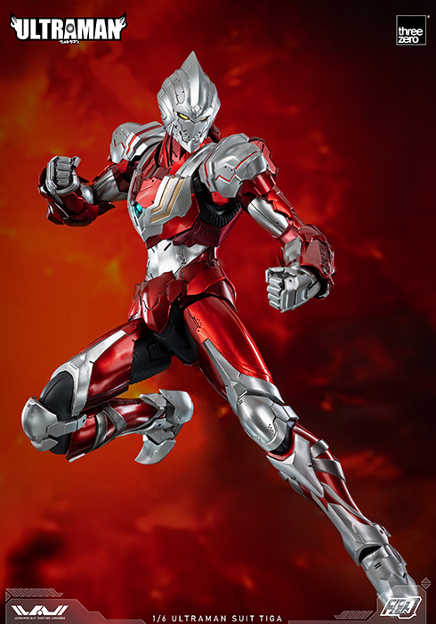 Ultraman Suit Tiga Power Type 1/6 Scale FigZero | Ultraman | threezero