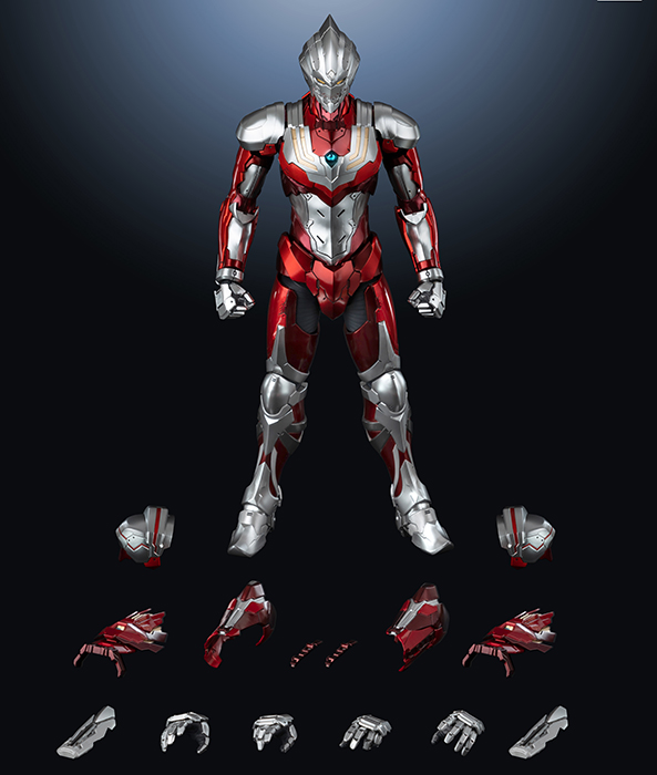 Ultraman Suit Tiga Power Type 1/6 Scale FigZero | Ultraman | threezero