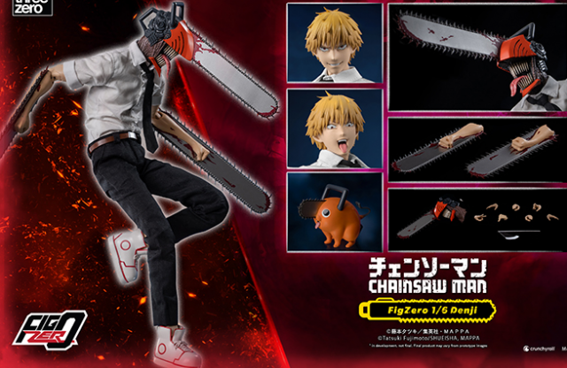Denji 1/6 Scale FigZero | Chainsaw Man | threezero