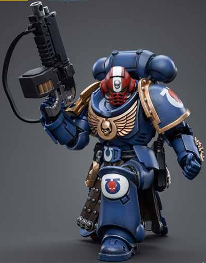 Ultramarines Intercessor Veteran Sergeant Brother Aeontas 1/18 Scale | Warhammer 40K | Joy Toy