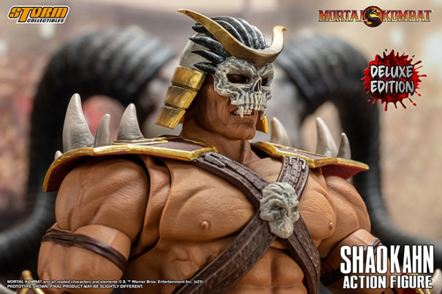 Shao Kahn Deluxe Version 1:12 Scale | Mortal Kombat | Storm Collectibles