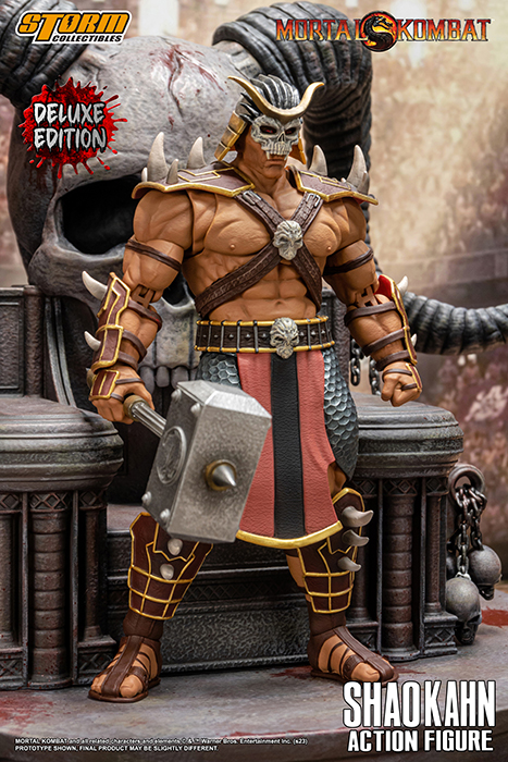 Shao Kahn Deluxe Version 1:12 Scale | Mortal Kombat | Storm Collectibles