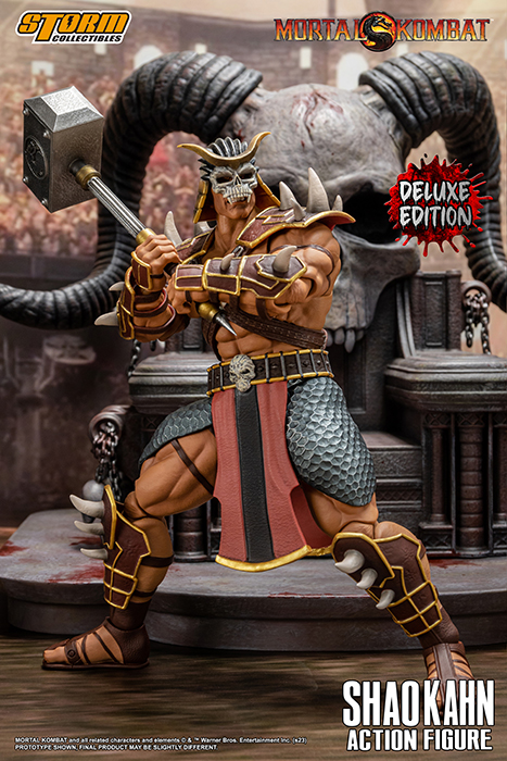 Shao Kahn Deluxe Version 1:12 Scale | Mortal Kombat | Storm Collectibles