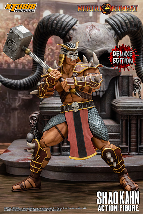Shao Kahn Deluxe Version 1:12 Scale | Mortal Kombat | Storm Collectibles